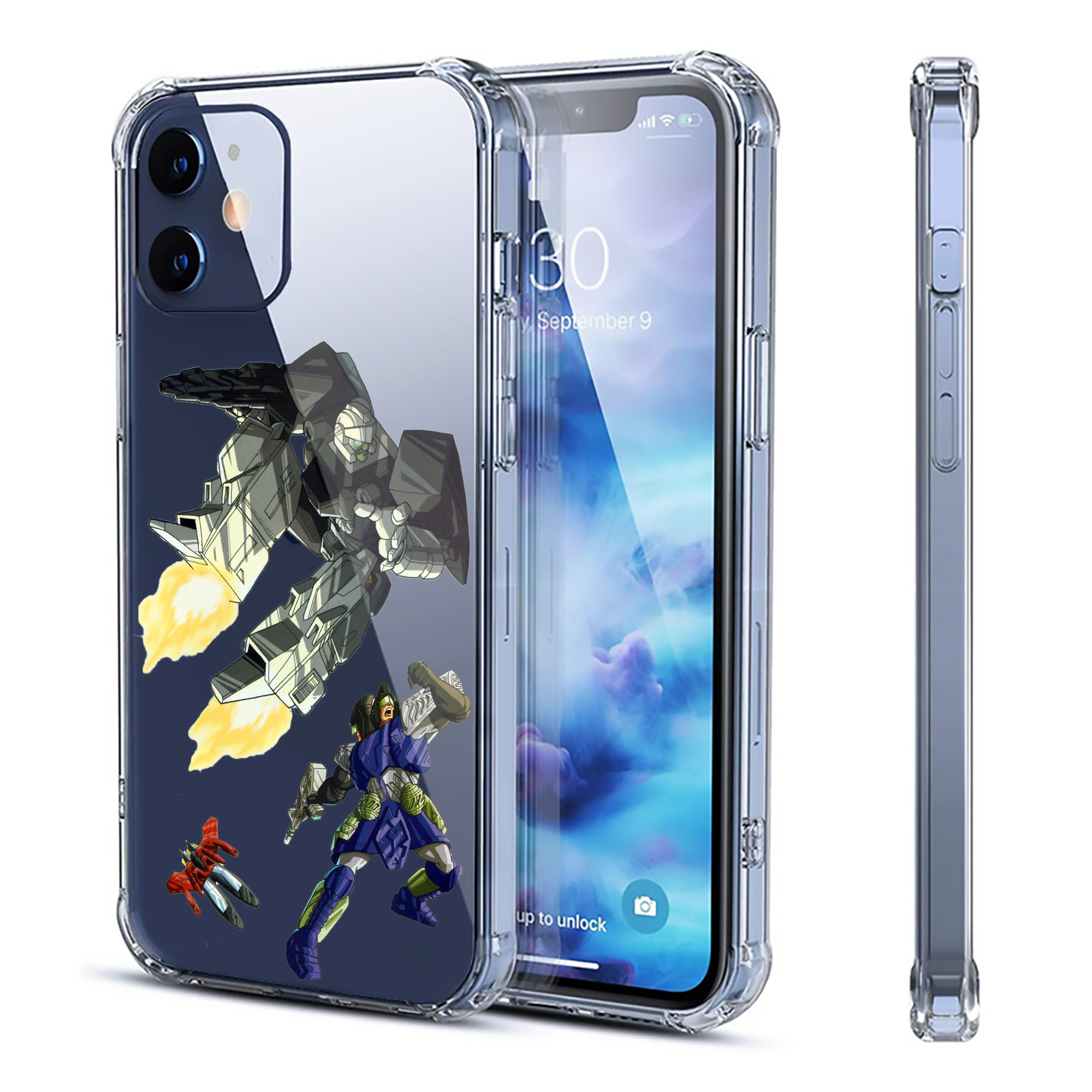 （画像用）  【iPhone 12シリーズ対応】透明スマホケース（クリアソフトケース）